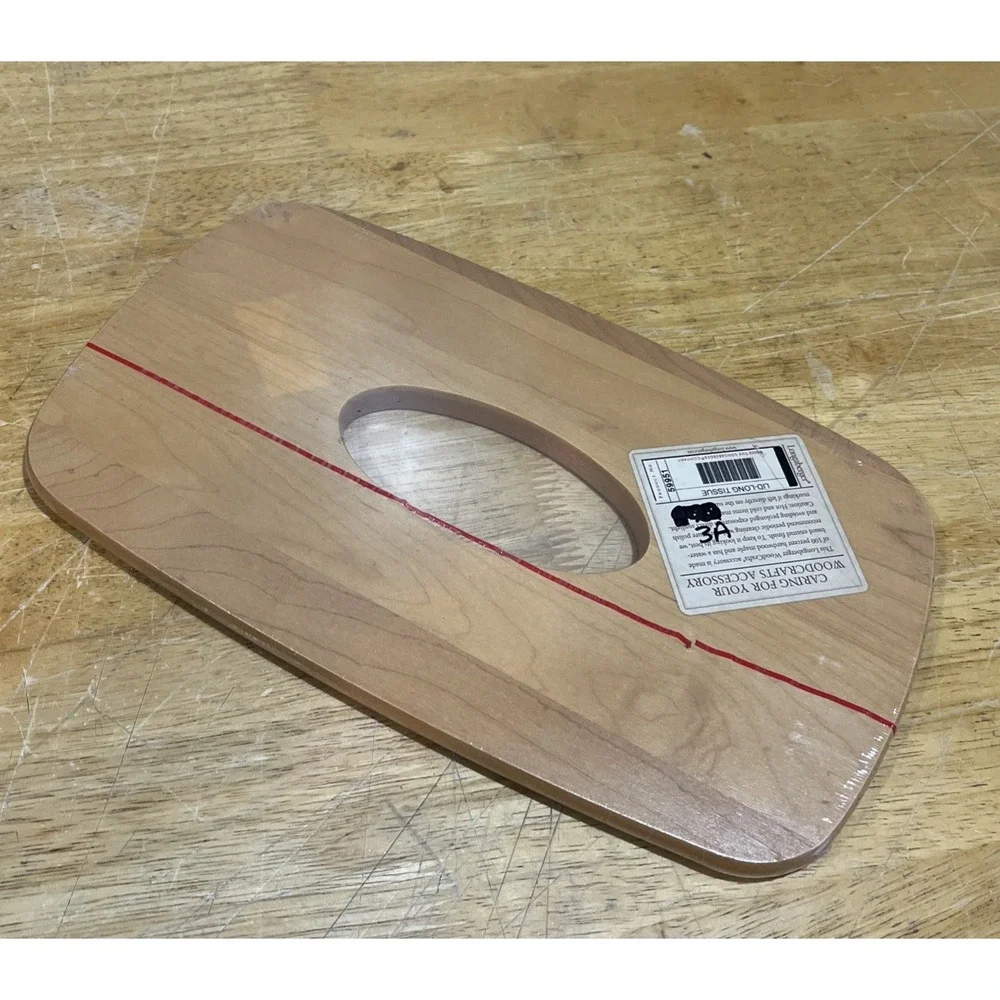 Longaberger New Wooden Rectangle Lid for Tissue Basket‎ #59951